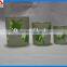 High quality cheap decal glass candle holder wholesale 2016