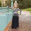 2016 mommy and me maxi dresses black and white strip dresses grey long dresses long sleeve maxi dress