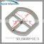 37.5MM nickel shiny polishing rounded pin buckle for belt for handbag