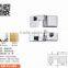 180 degree open commercial glass cabinet clamp hinge