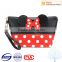 Beauty girl lover design PU leather cosmetic bag and toiletry bag