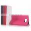 Soft tumble PU leather case with magnet, folio with card slots case for Samsung galaxy S6