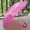 heat transparent print pipping children child pink umbrella