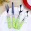 stainless steel cutlery with plastic handle
