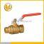 Forged full port Bsp female brass ball valve ,brass body,iron ball, stem and handle