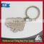 OEM zinc alloy cartoon pink pig shape keychain for giveaway