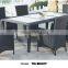 High Quality Skid Resistant Fashionable Recyclable Garden Wicker Furniture Table and Chairs
