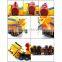 newest free wheel plastic concrete mixer truck toy for sale