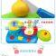 latest plastic kids kitchen set toy