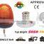 E-MARK SMD Flash Warning Light, ECE MARK 5050 SMD Warning Beacon (SR-BL-504S-6) Single Bolt Mount LED Beacons, 3 Functions