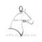 925 Silver Jewelry Openwork Horse Head Pendant