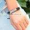 adjustable brown man women plain wide genuine cow leather bracelet bangles,unisex black brown genuin leather charm bracelets