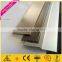 flexible high quality extruded allunimum skirting board Red walnut Wood Grain painting aluminum skirting board