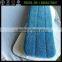 Microfiber wet mop pad with magic sticker back for hotel