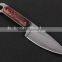 OEM Hunting Knife Application and wood Handle Material Damascus knife