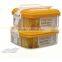 Tableware Easy Carrier 2 layer Meal Prep Reusable Container for Food