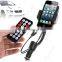 3.5mm FM Transmitter MP3 Car Kit Handsfree for iPhone 5 5S 5C iphone5 Charger Holder IR Remote Control