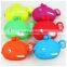 Fashionable fish shape silicone coin purse silicone jelly coin purse