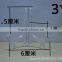 3" Frosted White Folding Pedestal Holder for Dinnerware Plate Easel