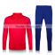 Free shipping to England football training suit 2016-2017 hot sale red blue England soccer sweater tracksuit