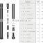 China famous brand HBR1A series Middle-low air pressure DTH hammer