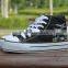 Rubber Sole High Ankle Girls Canvas Shoes