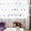small flower embroidered curtain model of living room curtain