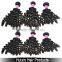2014 6A Unprocessed silk straight remy indian human bulk hair Baby Curly