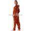 Adult Micro Fleece Animal Onesie Hooded Costume Pajama Suit Overall Tiger Onesie For Women Men