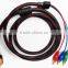 1M HDMI to 3RCA cable with nylon net