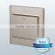 hot sale brushed champagne 1 gang 2 way hotel wall switch