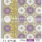 TJ-3743 Transparent emboossed tablecloth with golden & silver