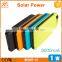 Factory hot selling 4000Mah/8000Mah backpack solar panel cell phone charger