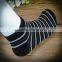 factory wholesale custom stripe black/white color tight socks cotton cotton