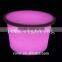 Led Remote Control Charging Bar KTV Luxury Sitting Room Furniture Small Round Tea Table/kids Dining Luminous Table