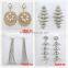 2016 latest design hanging stud earring