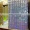 hollow acid frosted corner glass block