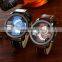 promotional electric gift leather band quartz watches for men