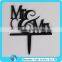 Acrylic Wedding Cake Topper MR & MRS Bride & Groom Party Favors Decoration
