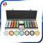 poker chip set with alum box for packing . 200 500 650 pcs in one set