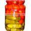 Best selling Assortment of tomatoes and baby cucumbers in glass jar by HAGIMEX