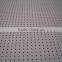 Perforated gypsum ceiling tiles