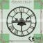 Indoor Outdoor Home Decorative Metal Wall Clock