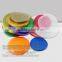 Colorful plastic can lids with customized logo