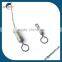 Fishing Snap Quick Change Fishing Swivel with Long Body Large Eye