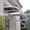 Fixed system aluminium windows rain awning, canopy for sale