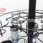 customized detachable spinning 6 tiers metal bottle stand