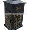 Arlau aluminum alloy shopping mall trash can