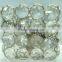 round crystal tea light candle holder