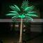 SJ20171189 artificial LED lights palm tree plastic palm tree